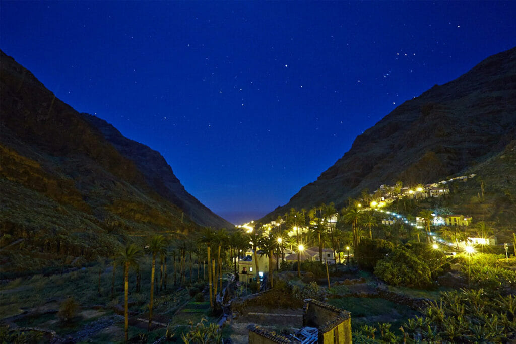 Valle Gran Rey at night